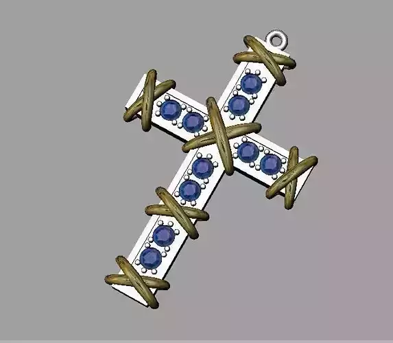 Tiffany Cross Pendant