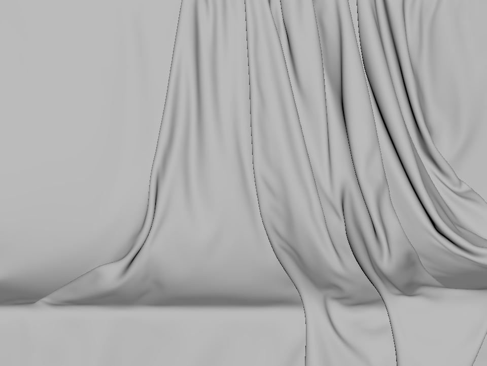 Presentation Commode Cloth v01 3D model_1