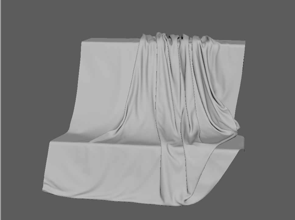 Presentation Commode Cloth v01 3D model_3
