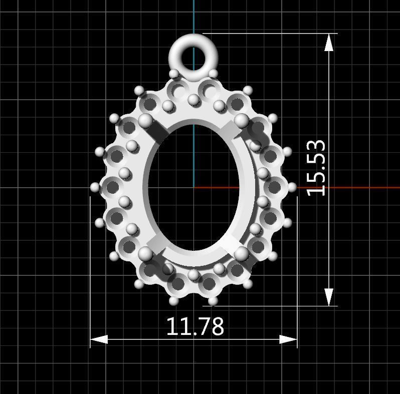 3D model pendants for basic printing 3D print model_4