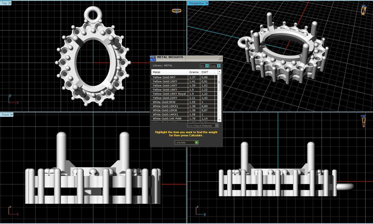 3D model pendants for basic printing 3D print model_3