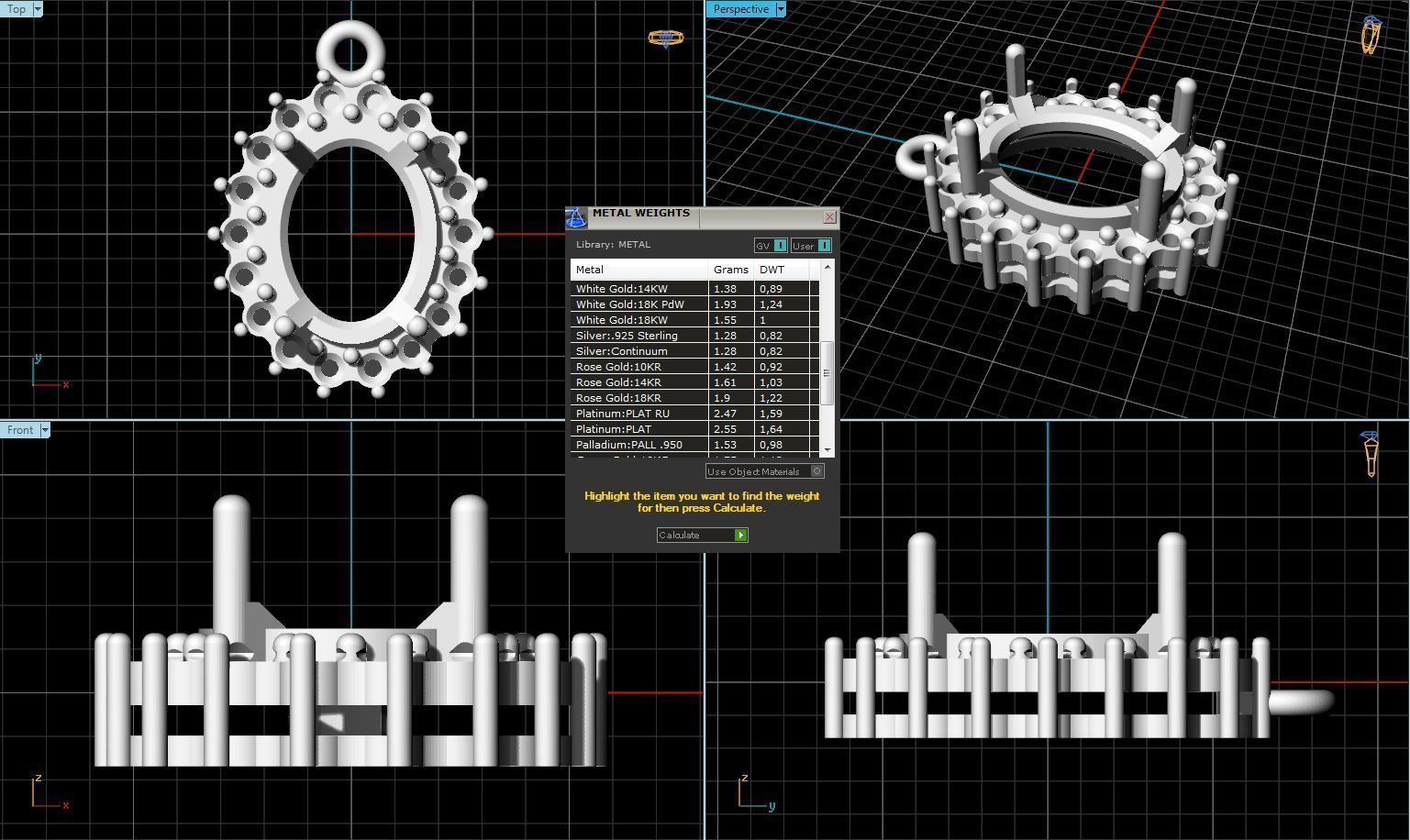 3D model pendants for basic printing 3D print model_2