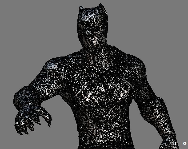 BLACK PANTHER INSPIRITED DIORAMA 3D print model_7