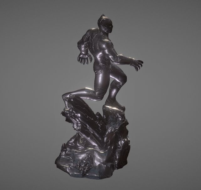 BLACK PANTHER INSPIRITED DIORAMA 3D print model_5