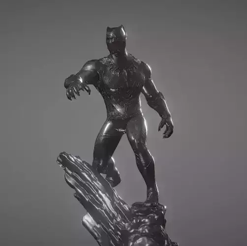 BLACK PANTHER INSPIRITED DIORAMA