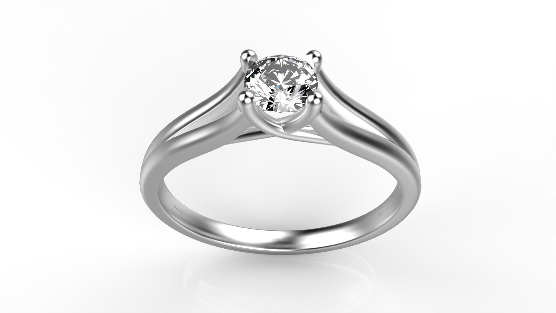 Diamond Ring All Size 3D print model_4