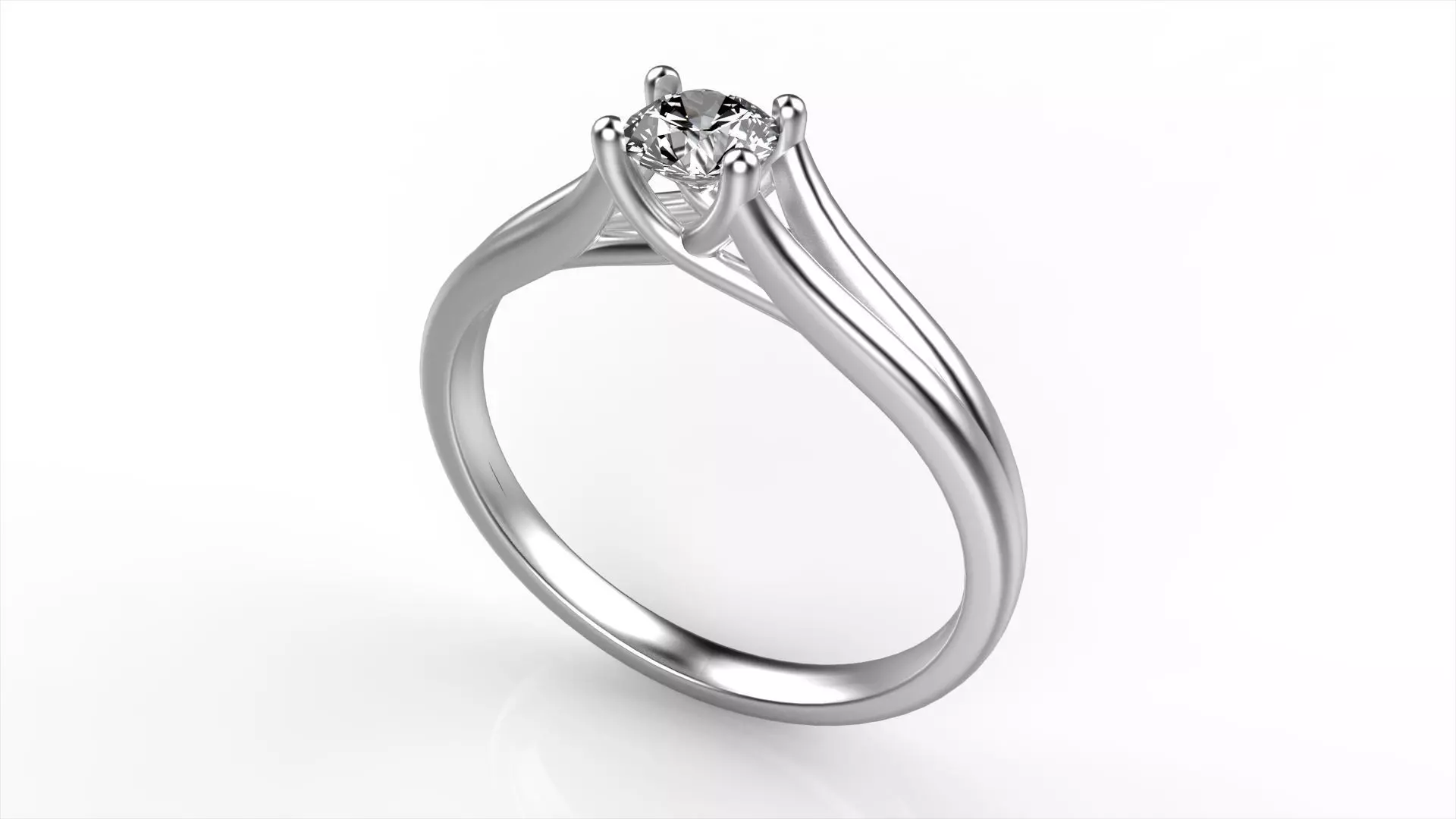 Diamond Ring All Size 3D print model_0