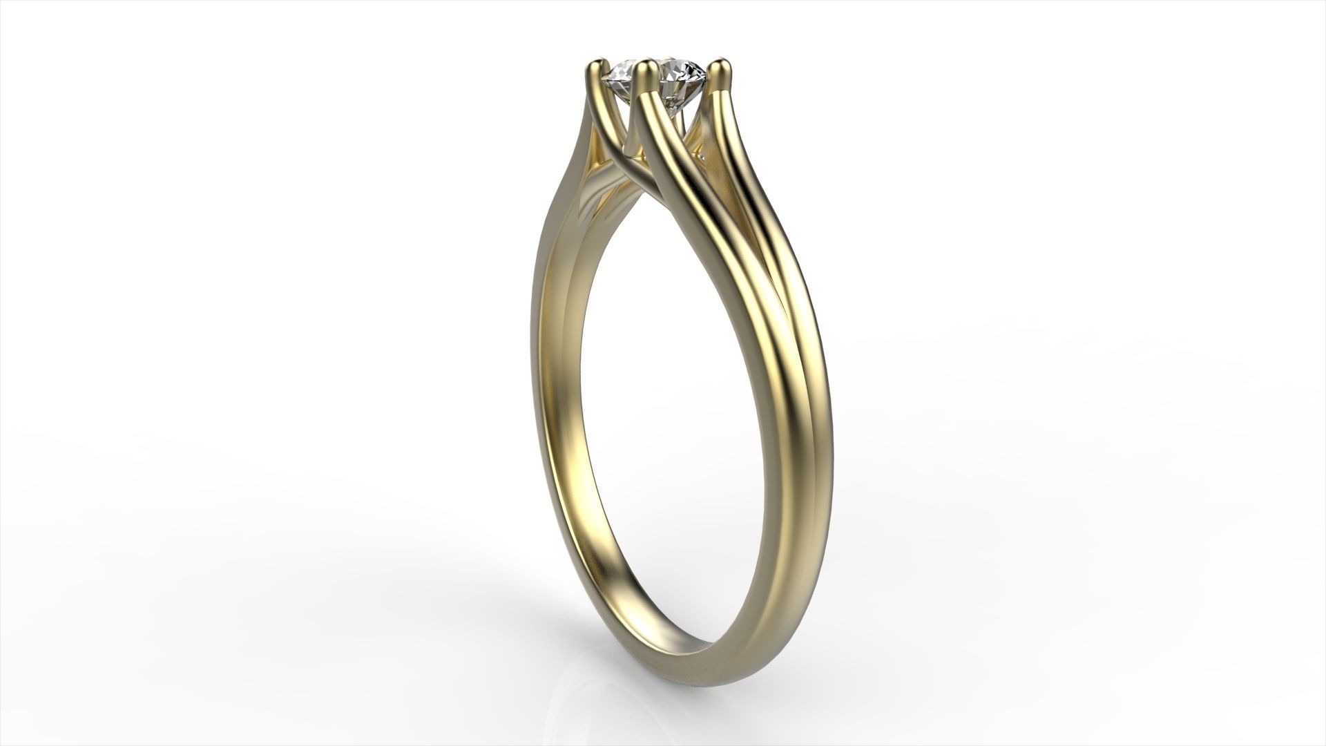 Diamond Ring All Size 3D print model_3