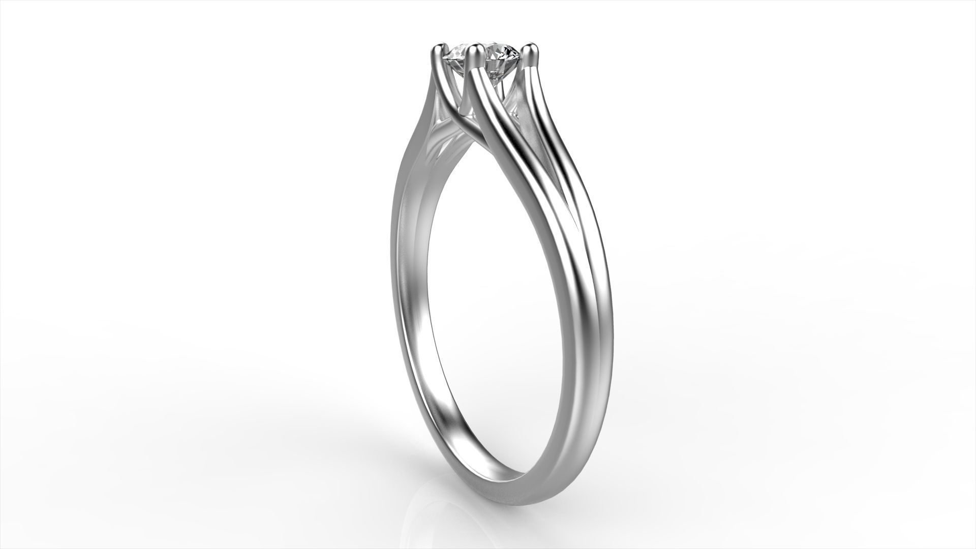 Diamond Ring All Size 3D print model_2