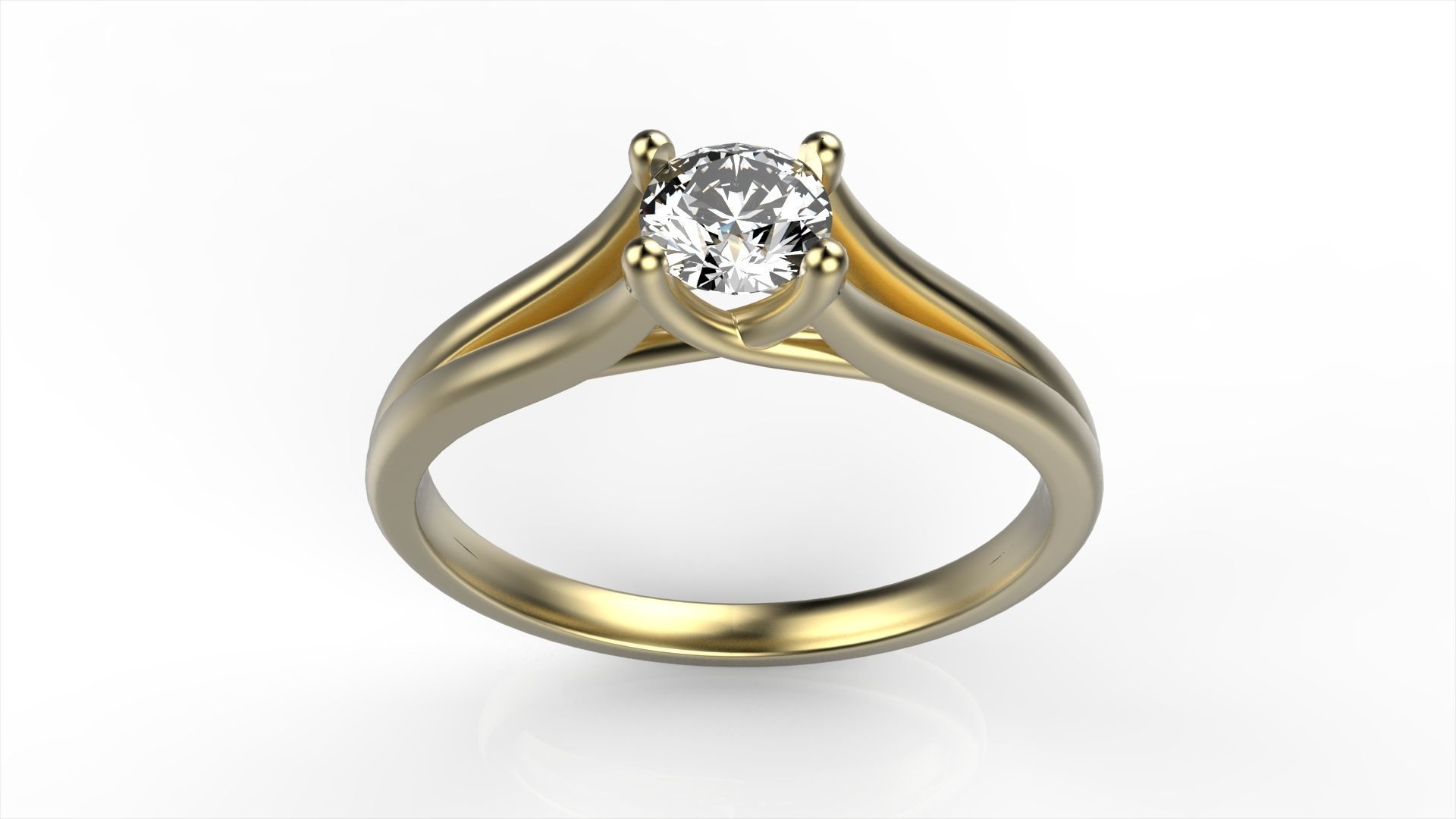 Diamond Ring All Size 3D print model_5