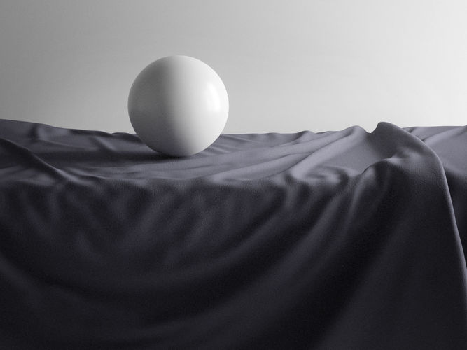 Presentation Table Cloth var02 3D model