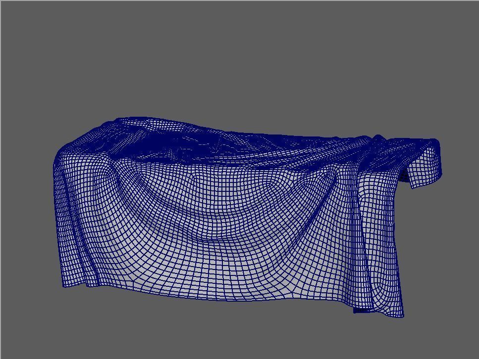 Presentation Table Cloth var02 3D model_3