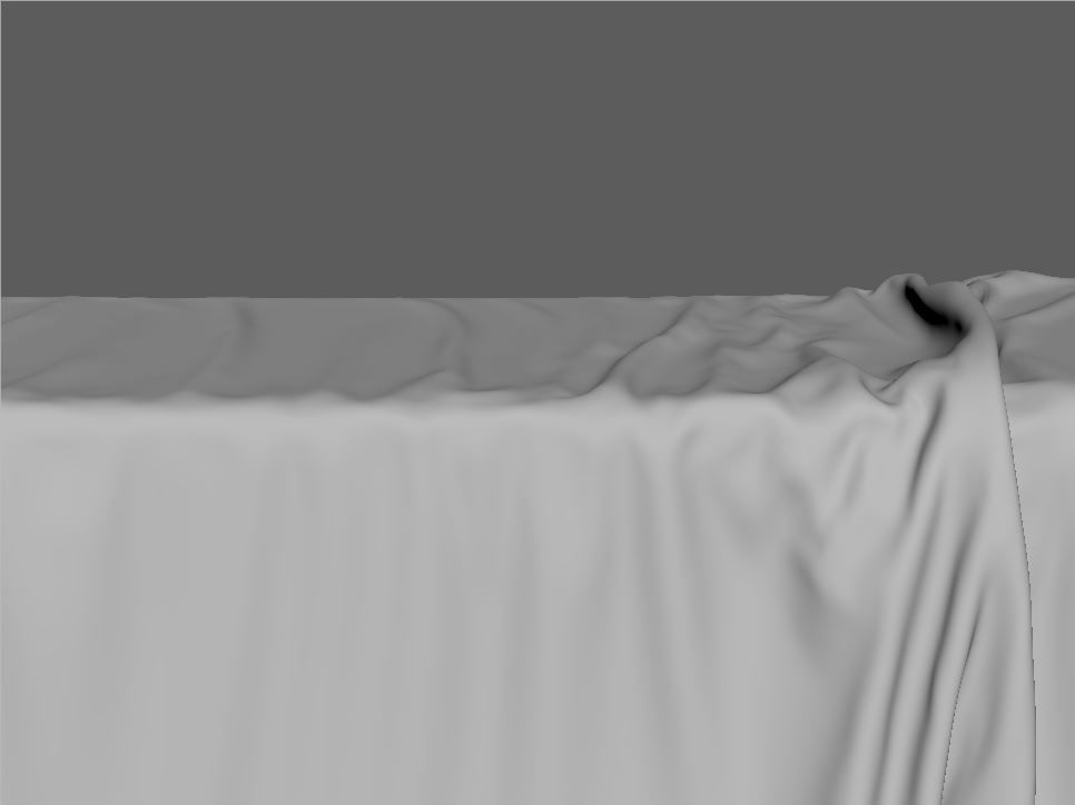 Presentation table Cloth var03 3D model_1