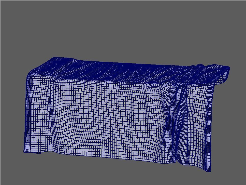 Presentation table Cloth var03 3D model_3