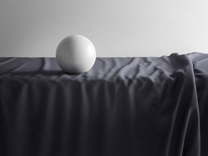Presentation table Cloth var03 3D model