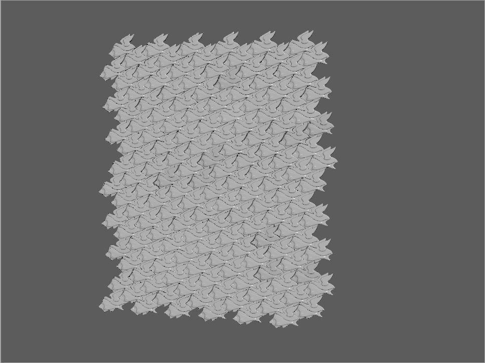 Dekowall Escher Tiles  3D model_4