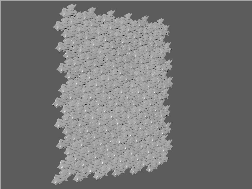 Dekowall Escher Tiles  3D model_3