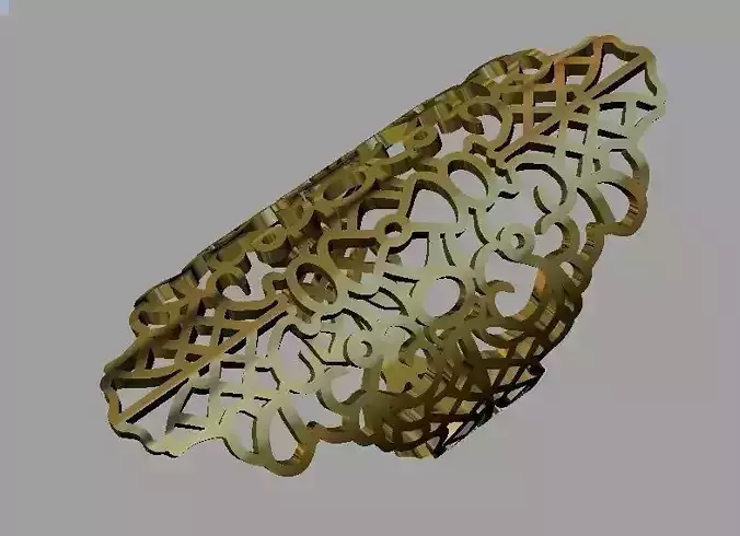 Lace ring 3D print model