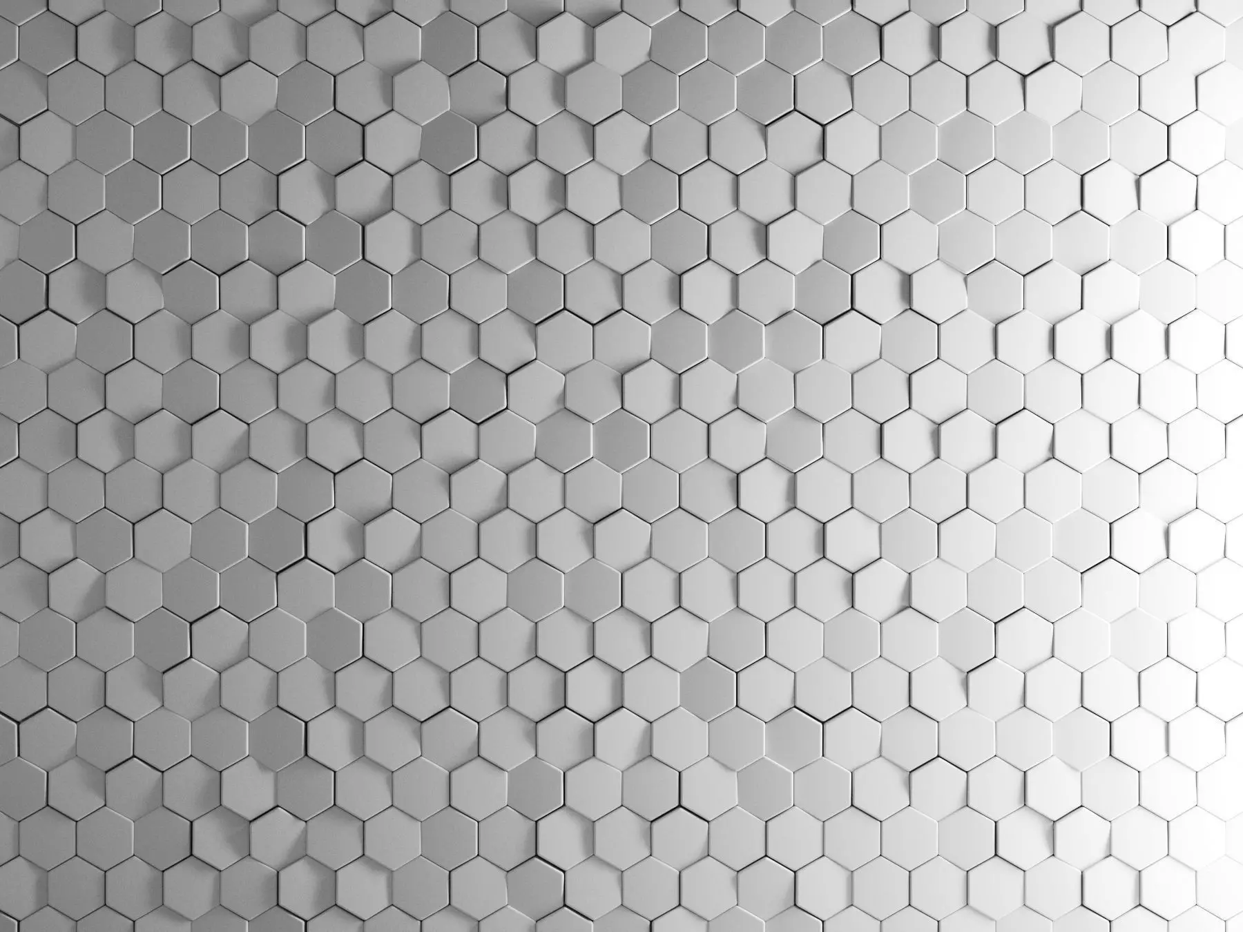 Dekowall Hexagon Tiles 3D model_0