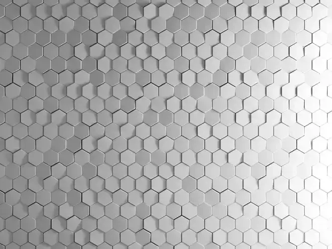 Dekowall Hexagon Tiles 3D model
