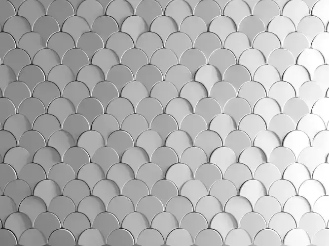 Deko Wall Scale Tile 3D model