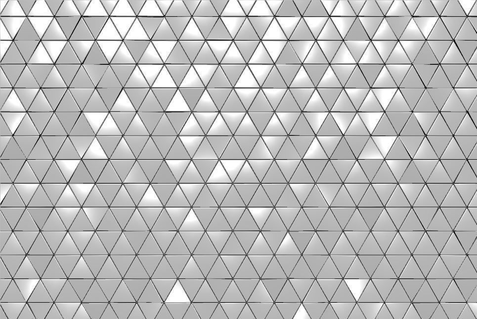 Deko Wall Triangel Tiles 3D model_1