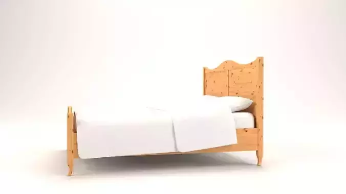 rustic bed