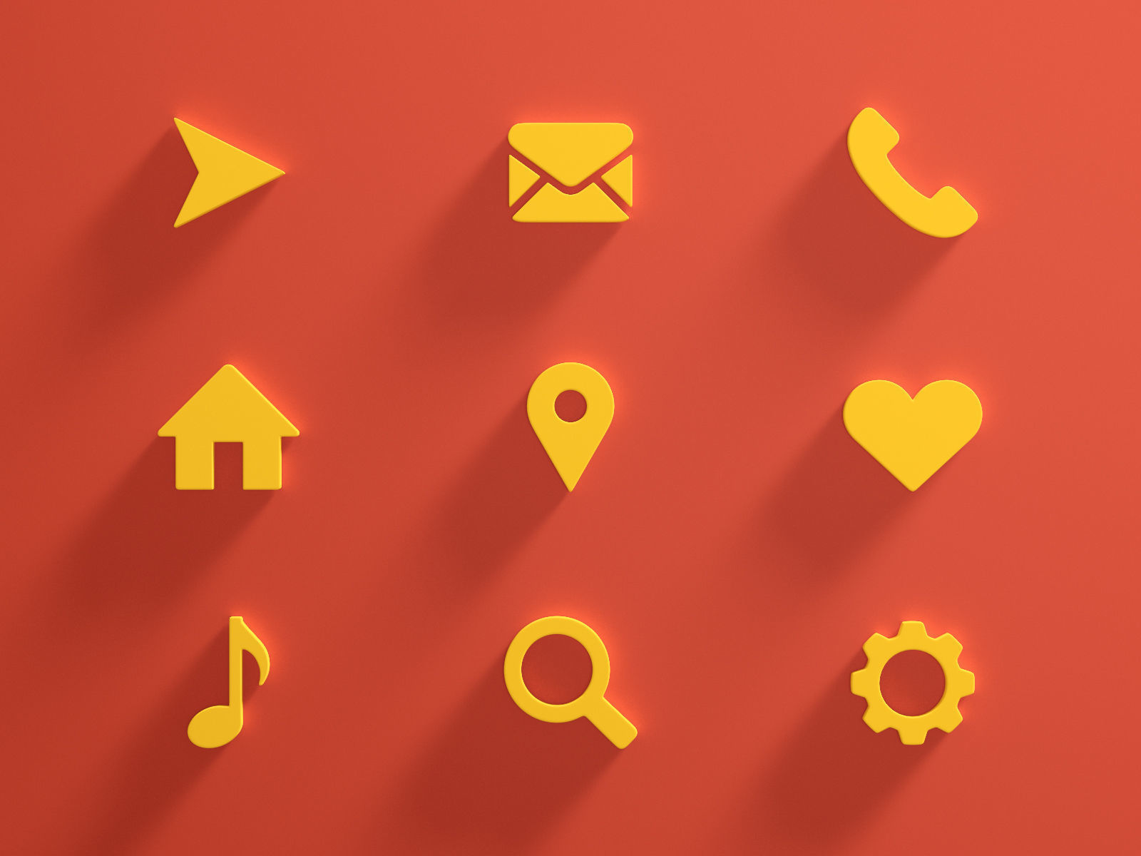 Web Icon Sound 3D model_5