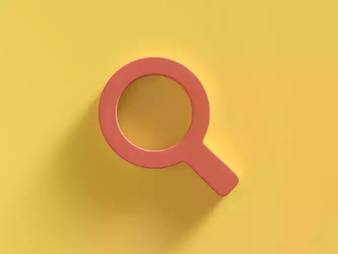 Web Icon Search 3D model