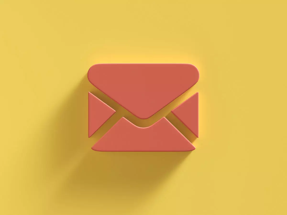 Web Icon Mail 3D model_0