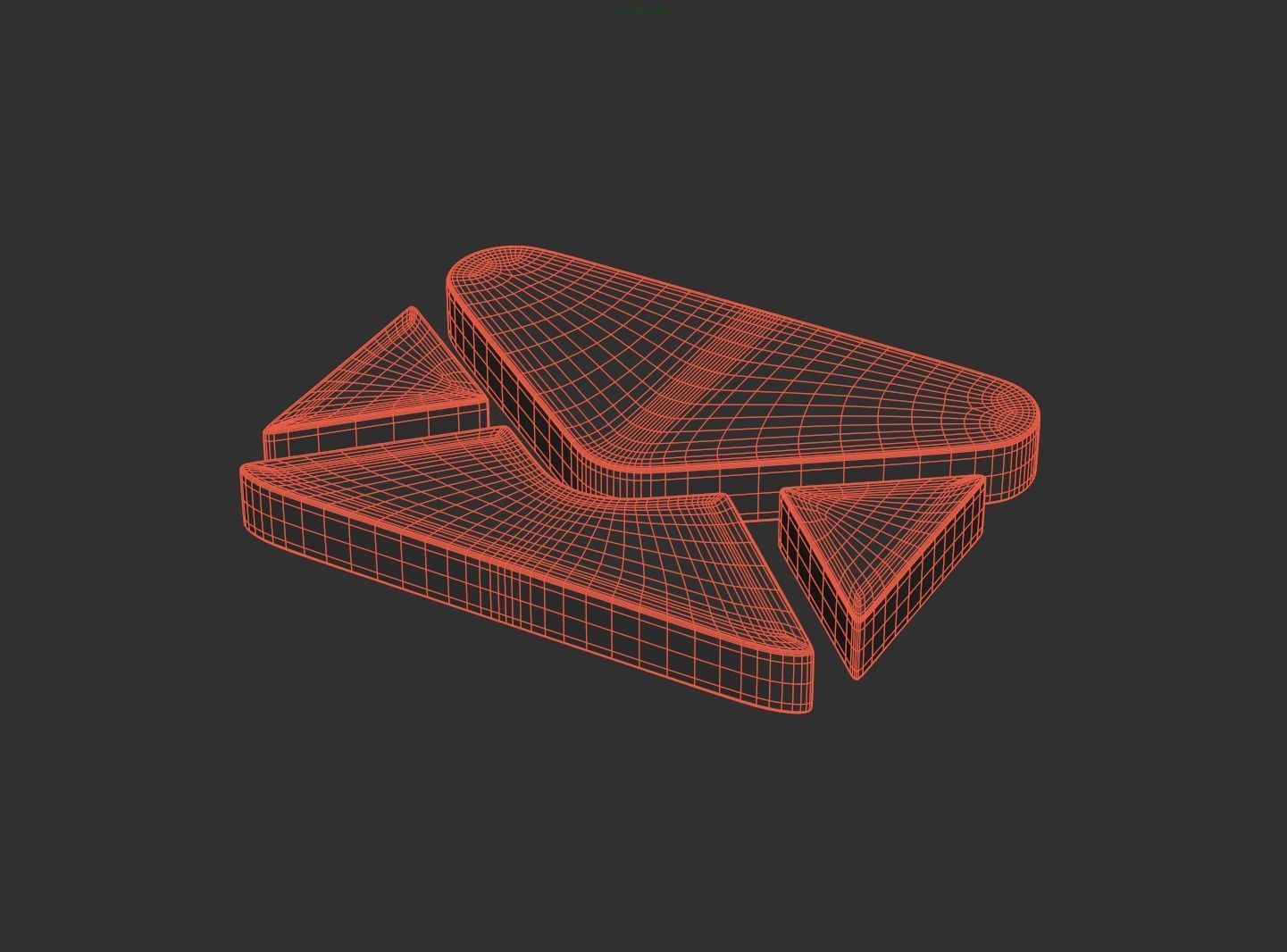 Web Icon Mail 3D model_2