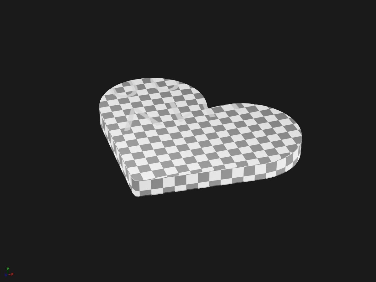 Web Icon Love 3D model_3