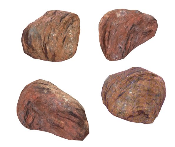 Iron Ore Low-poly 3D model
