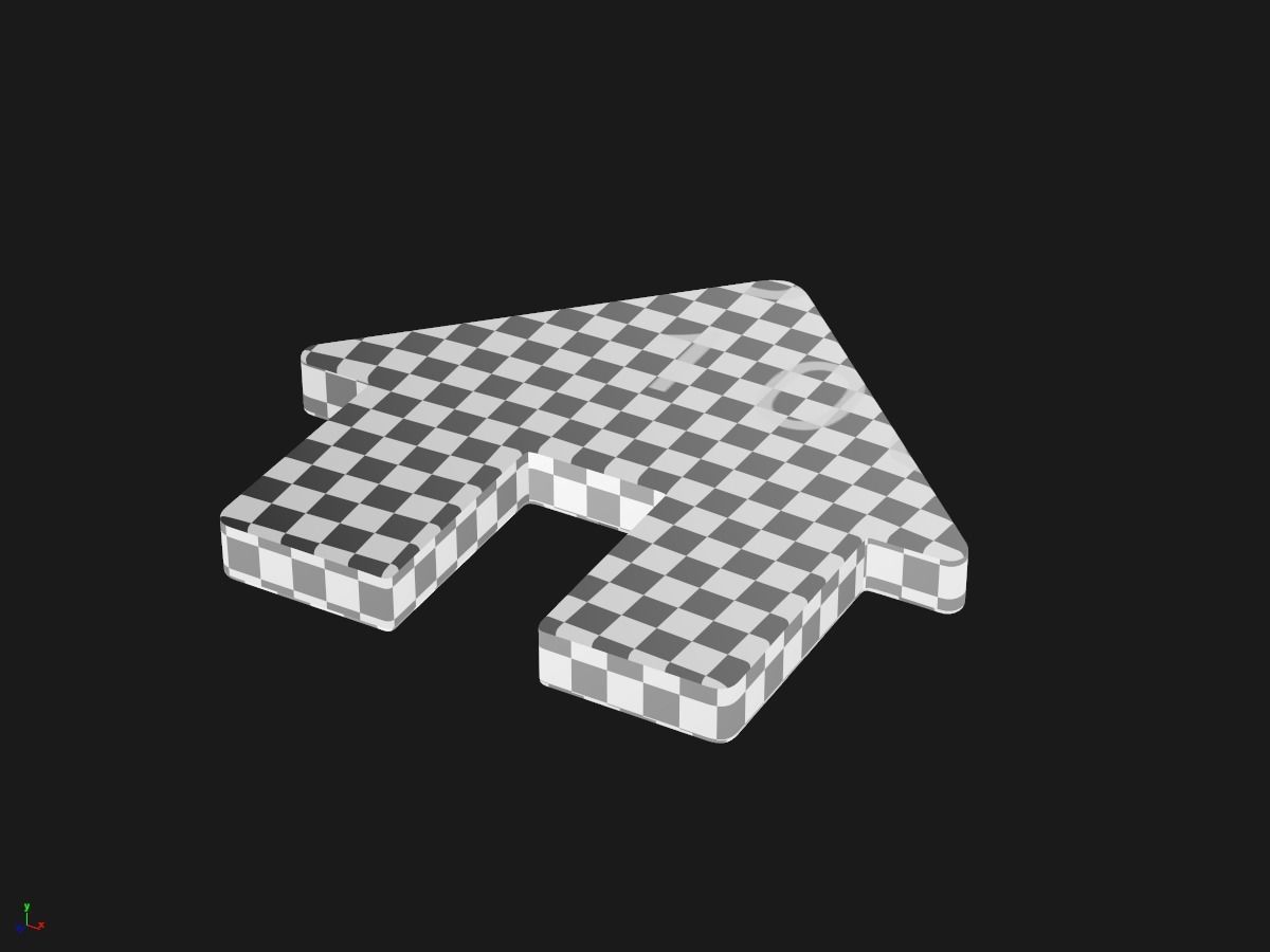 Web Icon Home 3D model_3