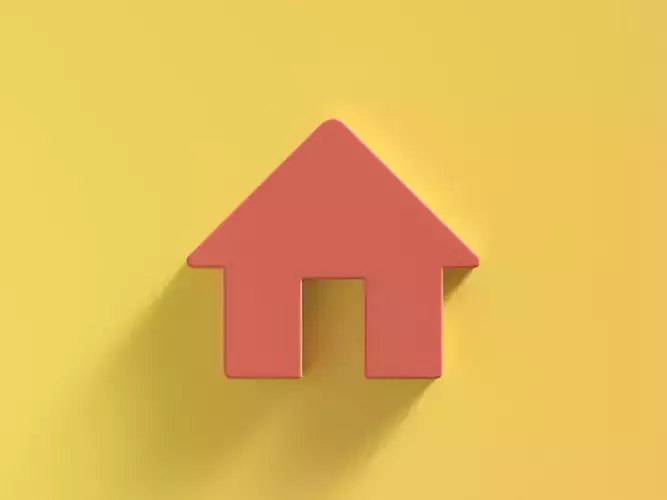 Web Icon Home 3D model