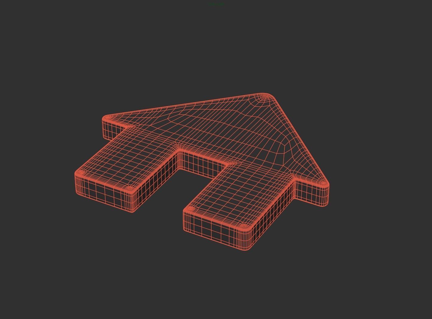 Web Icon Home 3D model_2