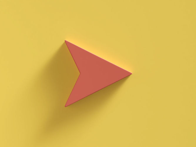 Web Icon Arrow 3D model