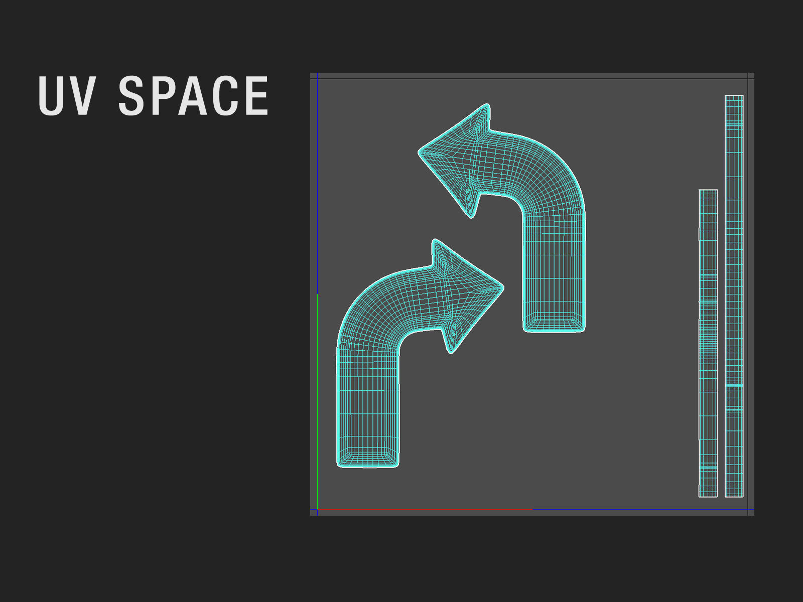 Arrow Bold Right 3D model_4