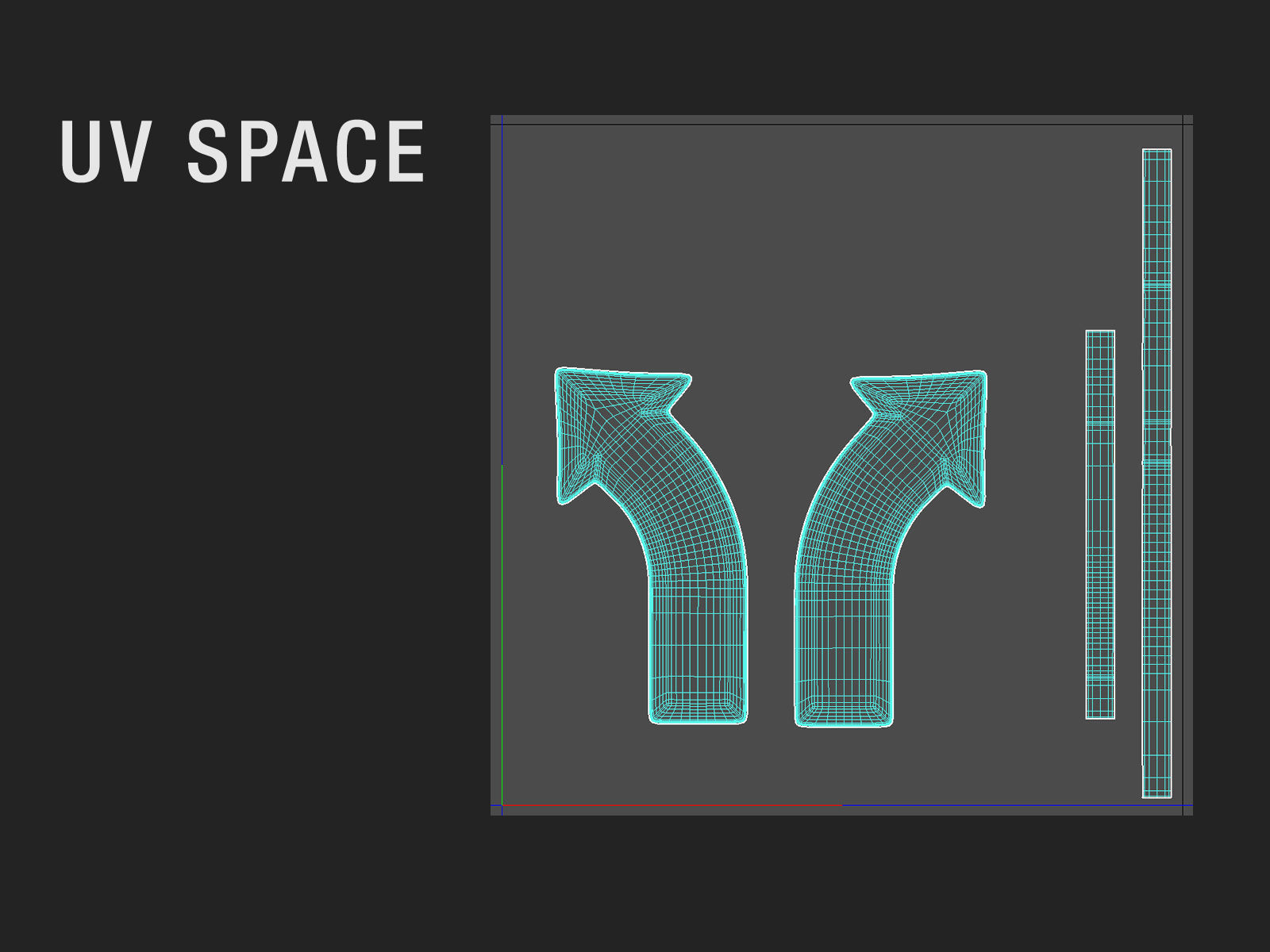 Arrow Bold Curve Right 3D model_4