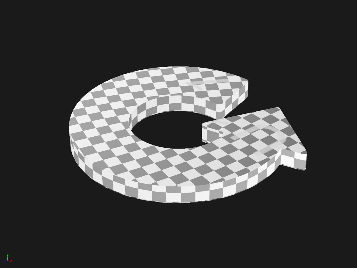 Arrow Bold Circle 3D model_3