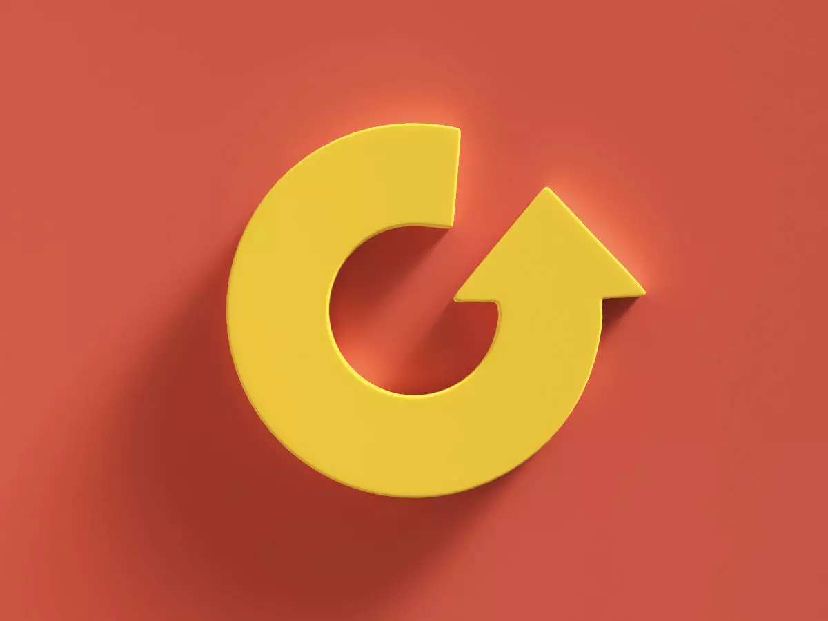 Arrow Bold Circle 3D model_0