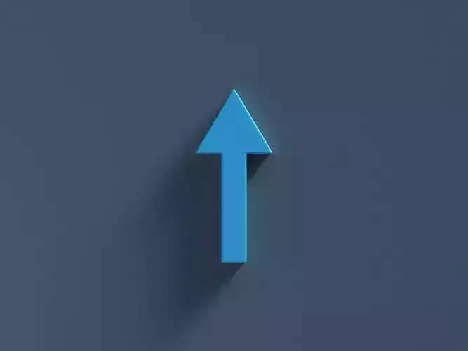 Arrow Standard Up 3D model