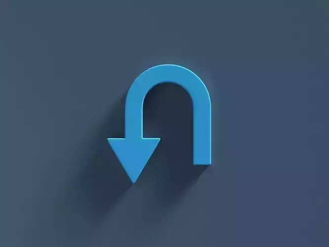 Arrow Standard Turn 3D model