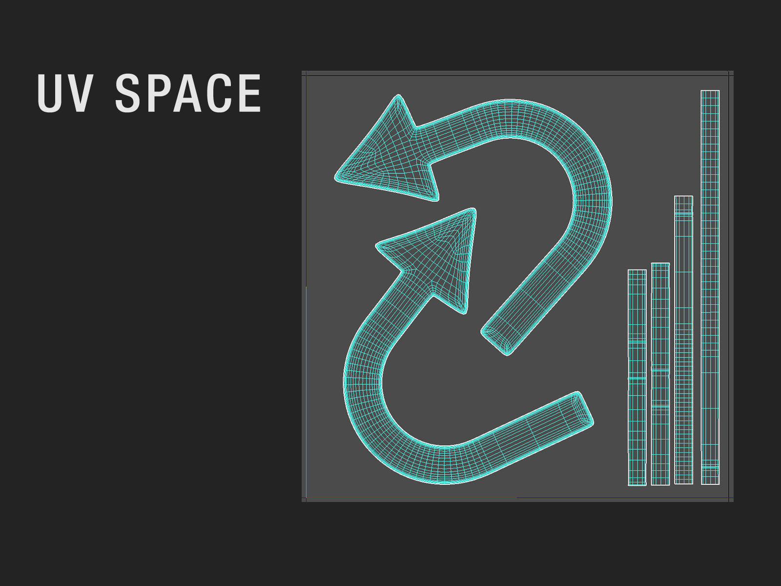Arrow Standard Turn 3D model_4