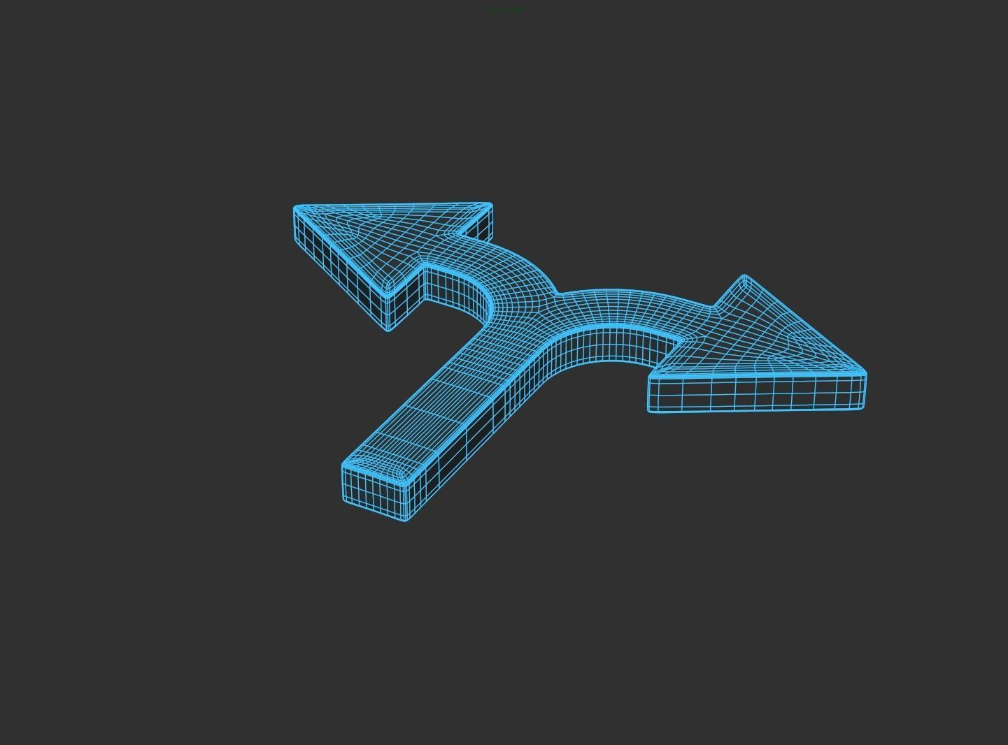 Arrow Standard Split 3D model_2