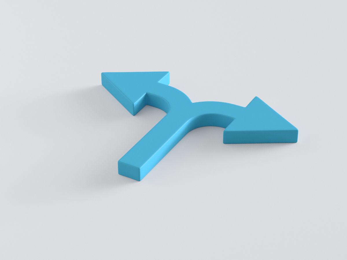 Arrow Standard Split 3D model_1