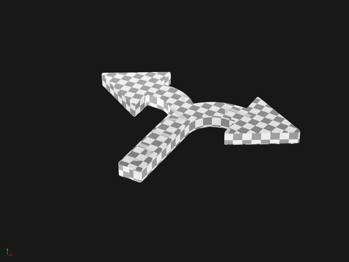 Arrow Standard Split 3D model_3