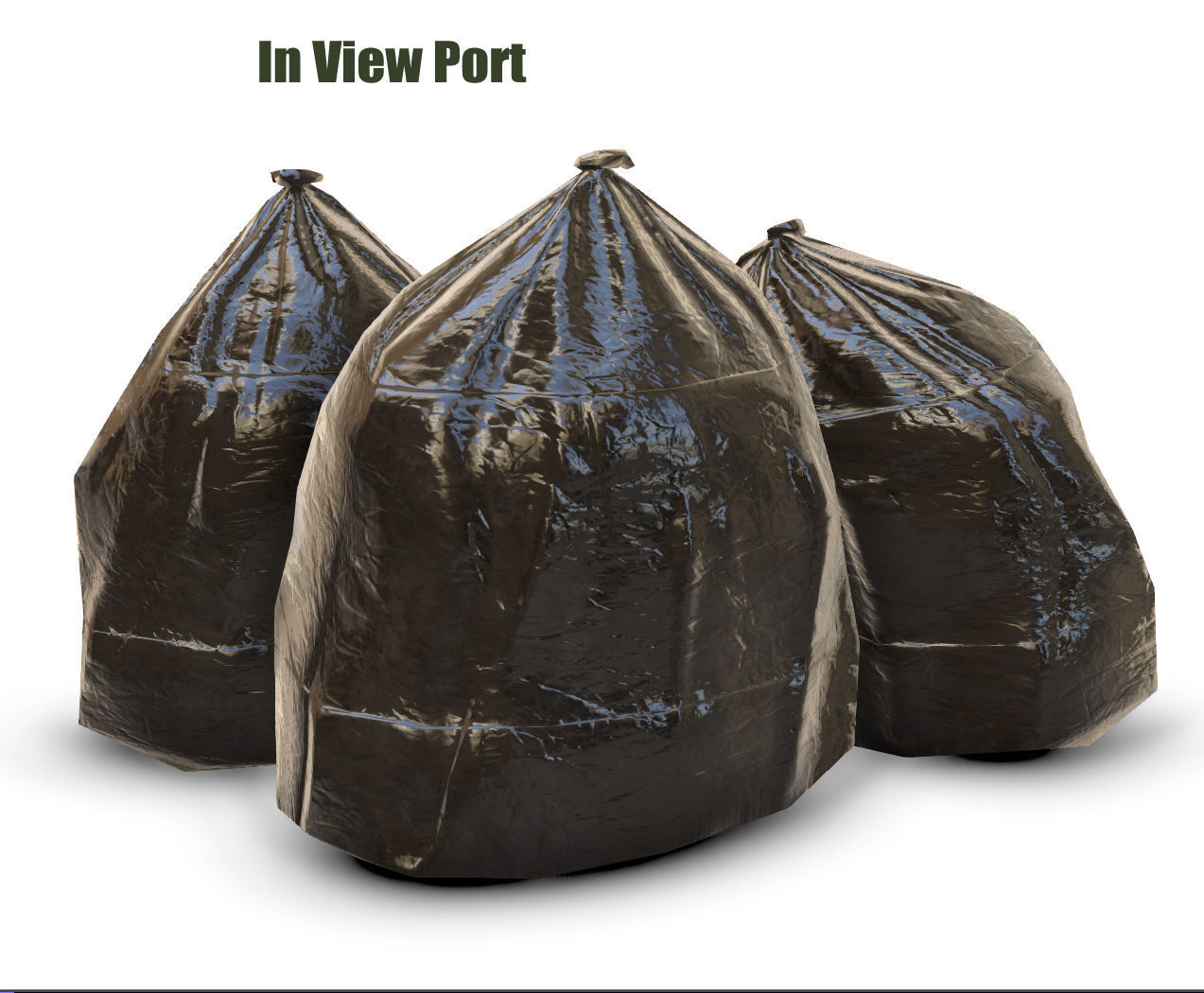 garbage bag - PBR - Game Ready Low-poly 3D model_6