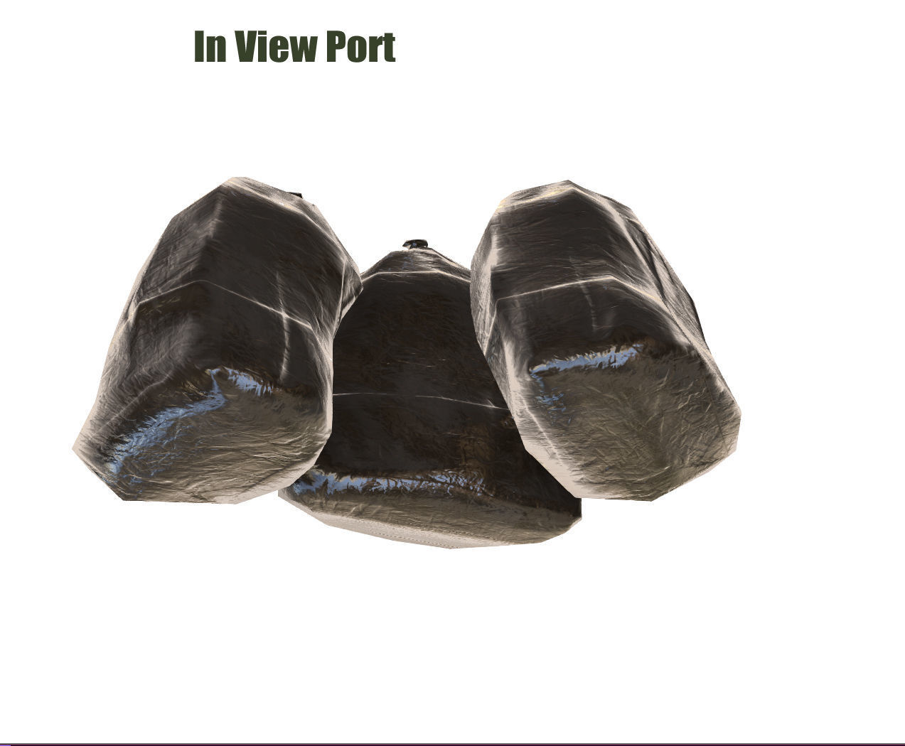 garbage bag - PBR - Game Ready Low-poly 3D model_12