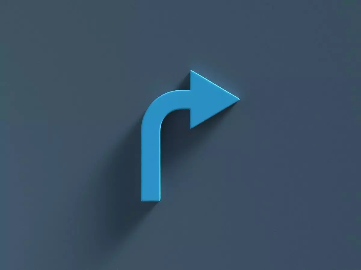 Arrow Standard Right 3D model_0